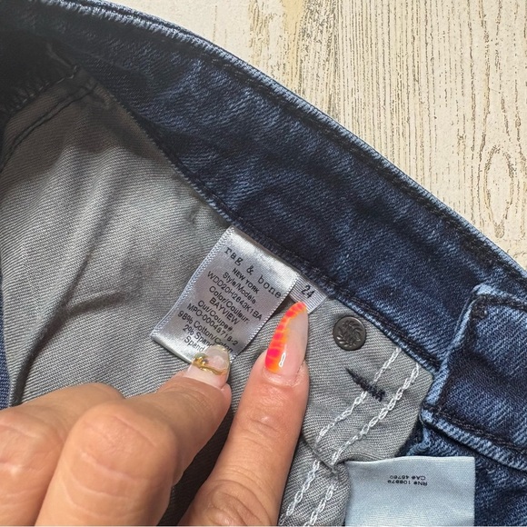 Rag & Bone Dre Slim Boyfriend Jeans Size 24 - Picture 4 of 6